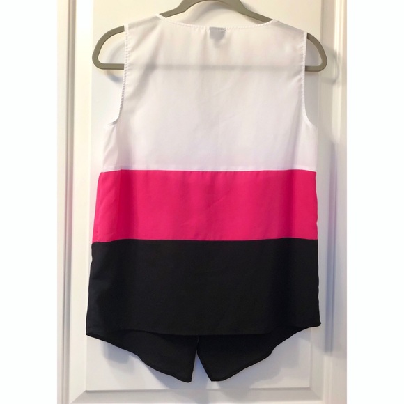 3 Color Ruffle Blouse - Picture 2 of 3